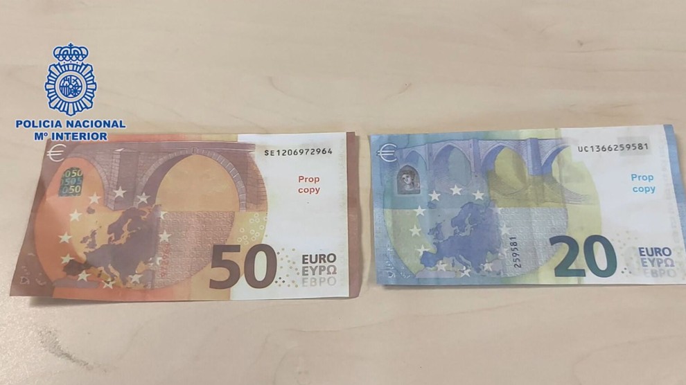 Imagen de La Policía Nacional interviene más de 12.000  euros en billetes falsos