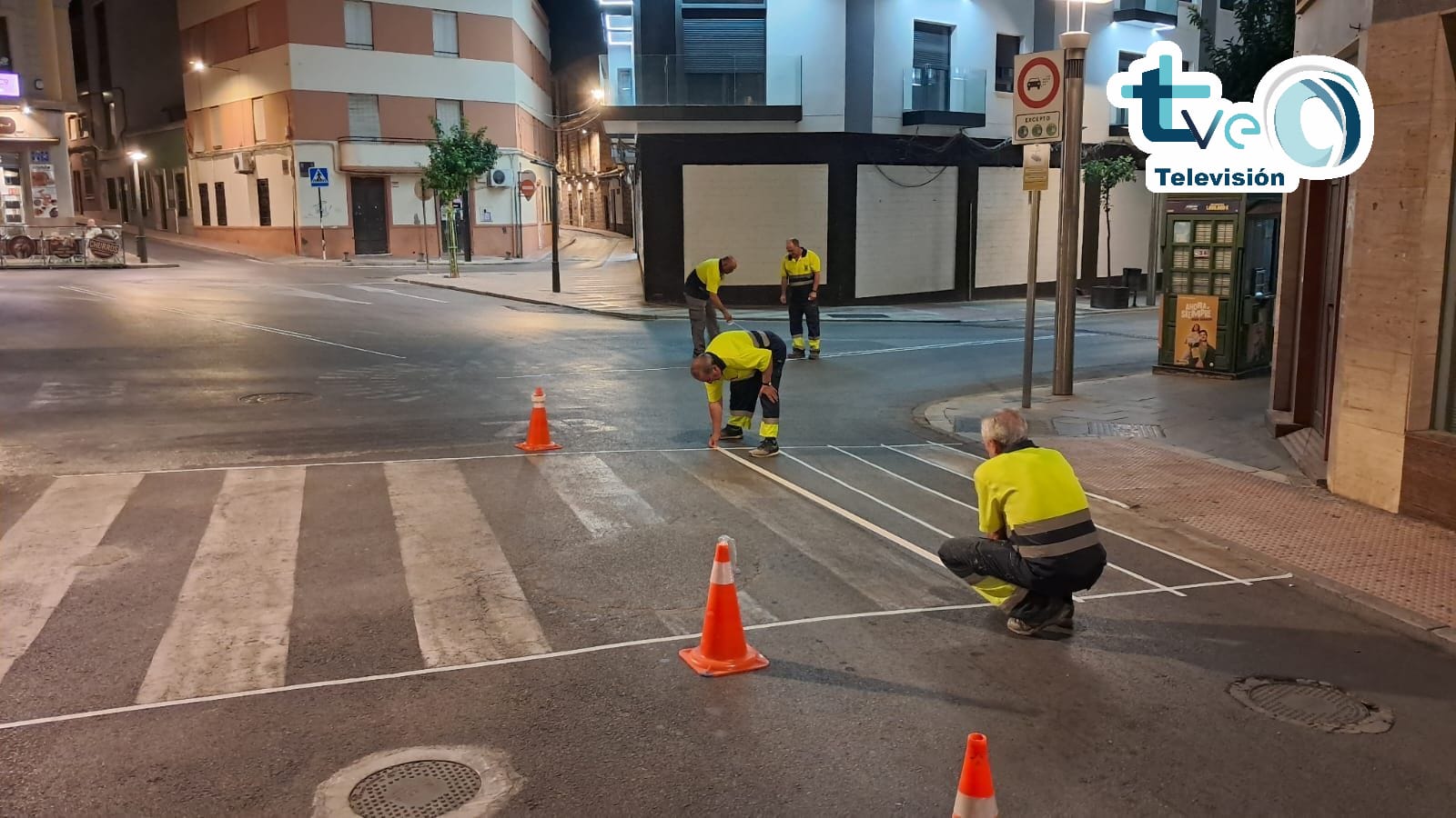 Imagen de Arrancan los trabajos de repintado de la señalización vial en la zona de San Francisco