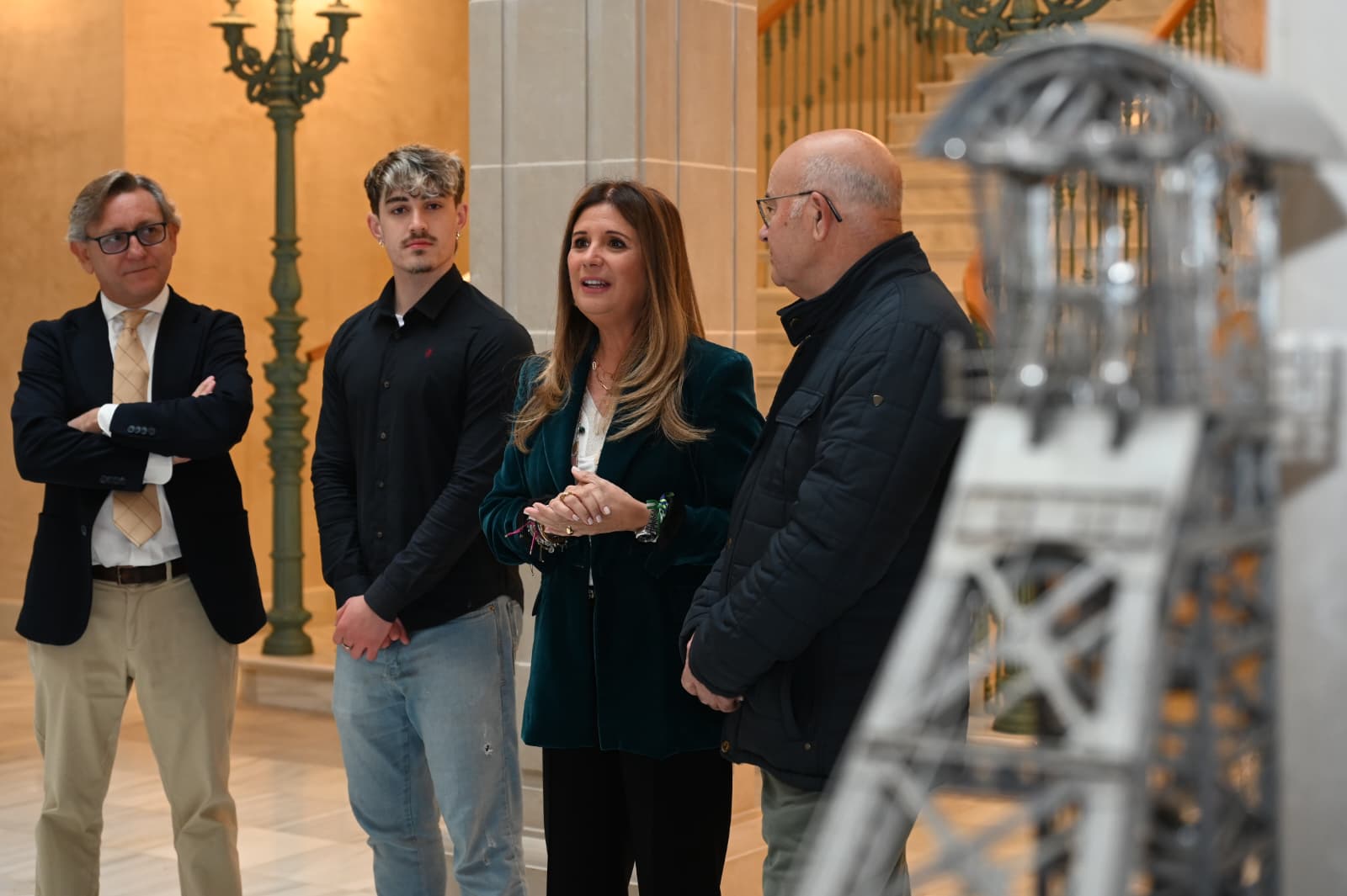 Imagen de Linares conmemora el día de Santa Bárbara con un acto en el Patio de Cristales del Palacio Municipal