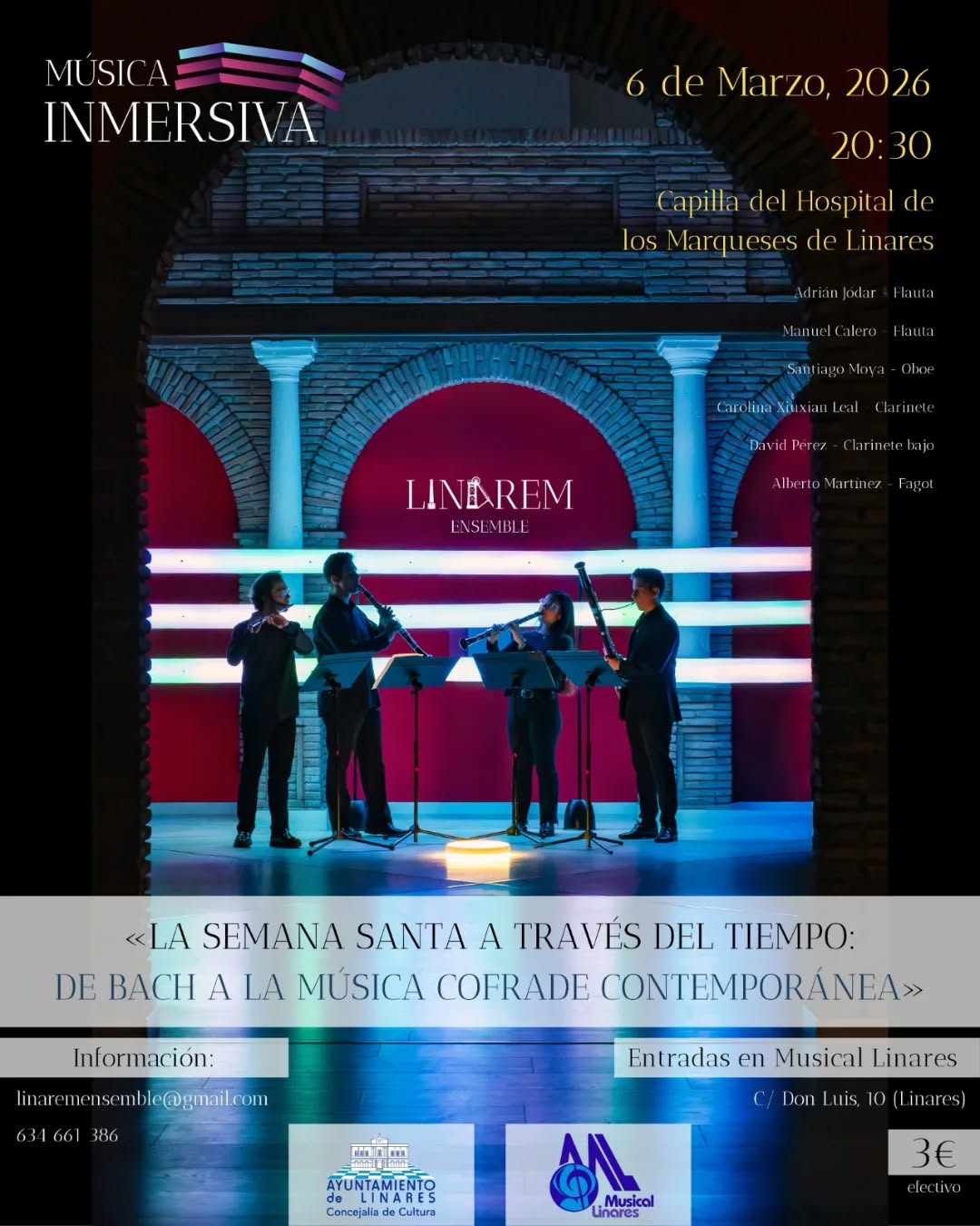 Imagen de La capilla del Hospital de los Marqueses acoge un viaje musical por la Semana Santa, de Bach a la actualidad cofrade