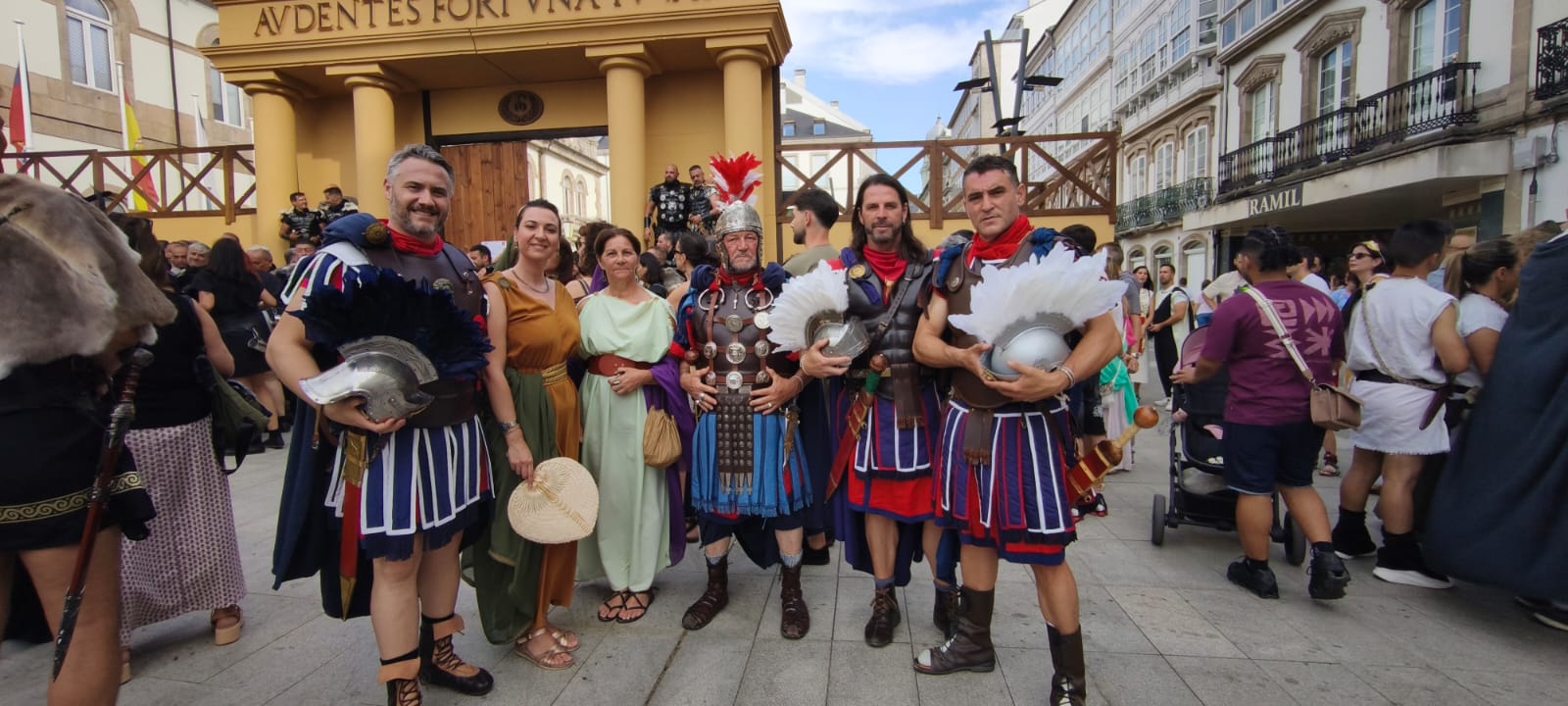 Imagen de Los Speculatores Augusti de Cástulo llevan el nombre de Linares al 25º aniversario de Arde Lvcvs