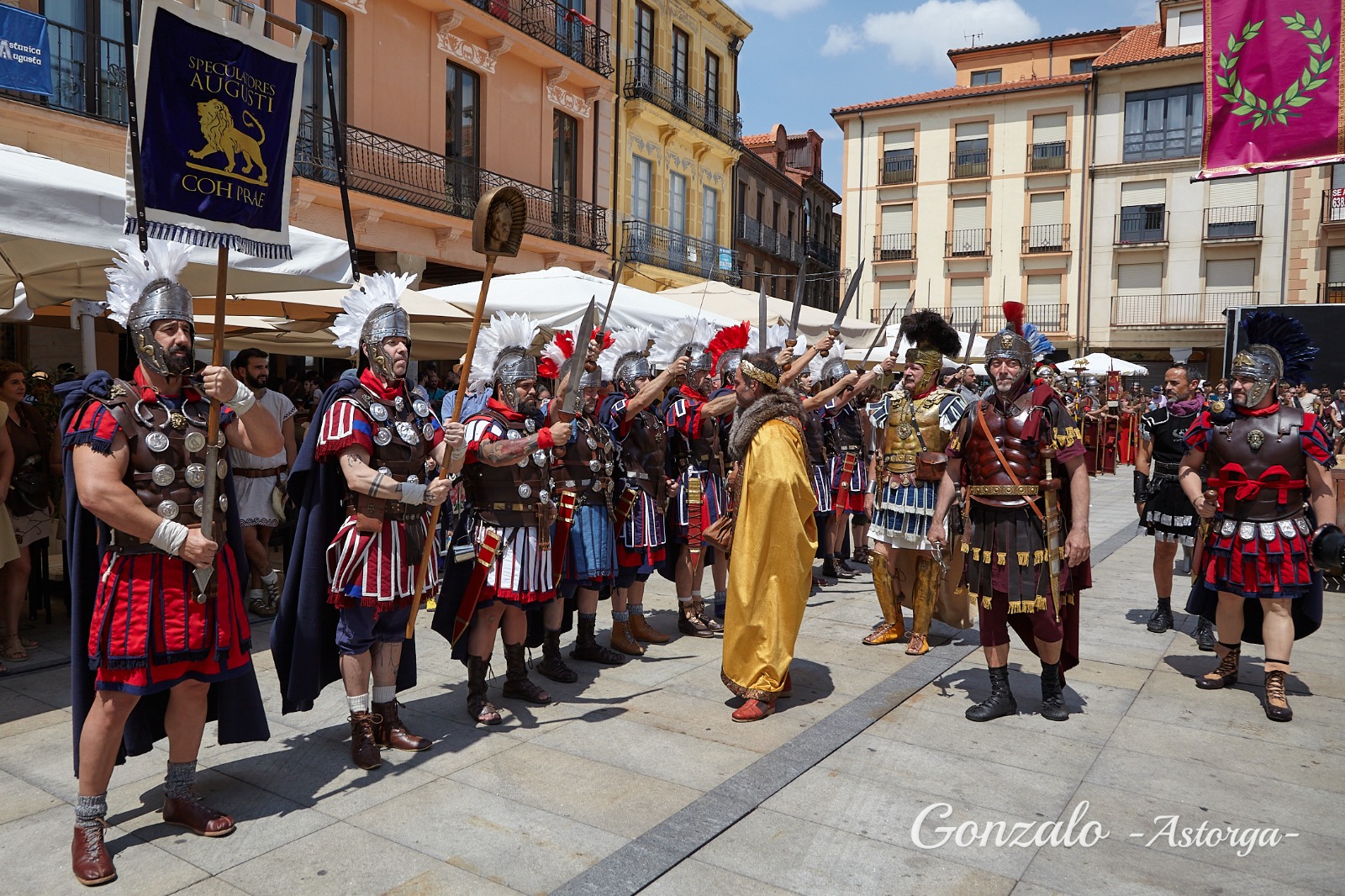 Imagen de Los Speculatores Augusti Coh Prae Cástulo llevan Linares y las fiestas de Cástulo al 40.º aniversario de Astures y Romanos