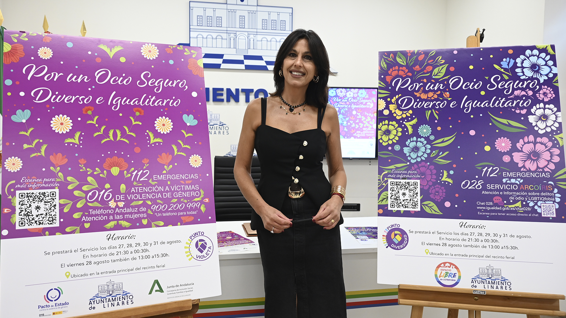 Imagen de El Ayuntamiento de Linares promueve la campaña ‘Por un ocio seguro, diverso e igualitario’ con motivo de la Feria de San Agustín